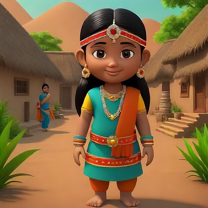 3D cartoon character art